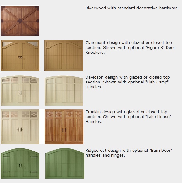 Carriage House garage doors